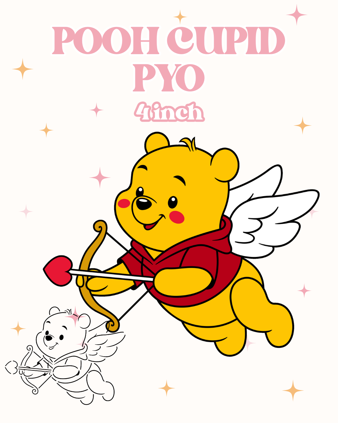 PYO Pooh Cupid Cookie Cutters