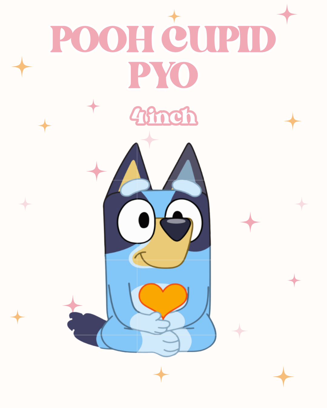 PYO Bluey Heart Cookie Cutters