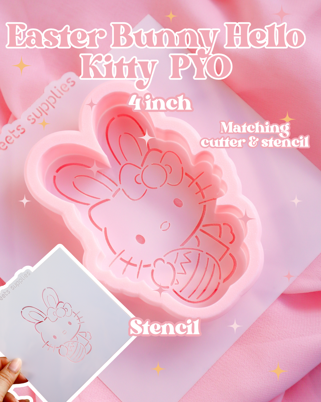 PYO Easter Bunny H. Kitty (Cookie Cutters)