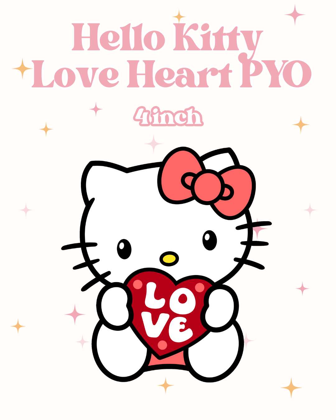 PYO Hello Kitty Love Heart Cookie Cutters