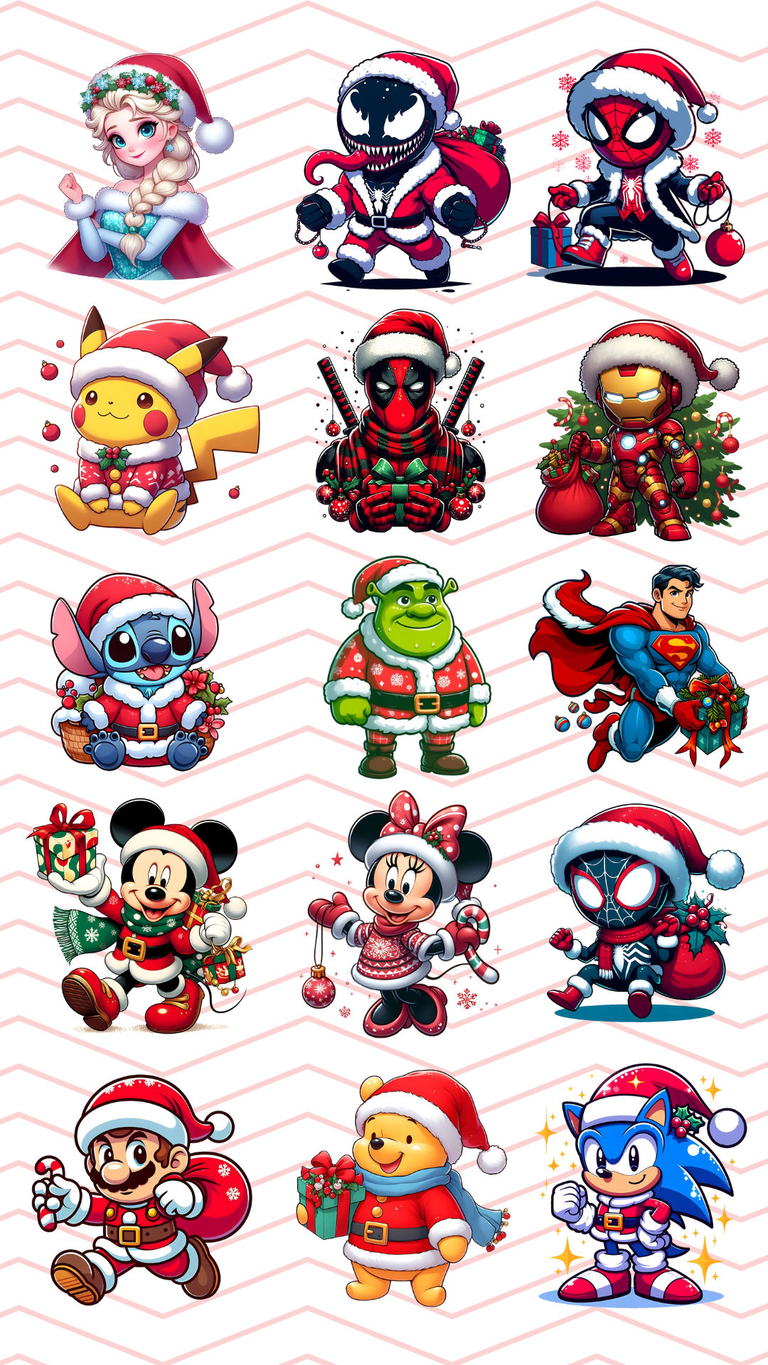 Christmas Character Edible Images