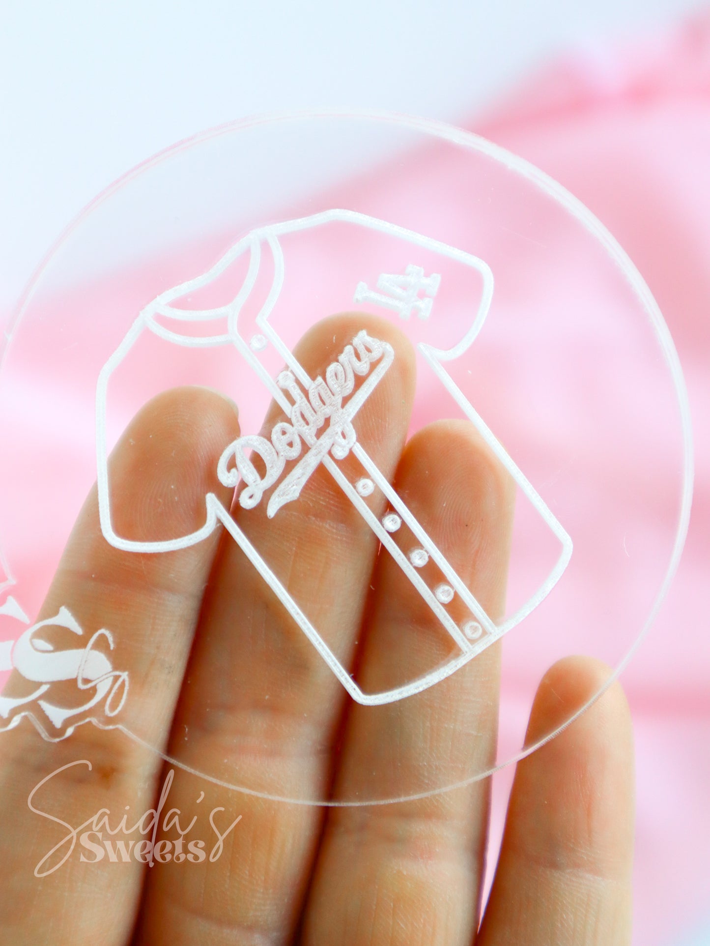 La Dodgers Baseball Jersey- Embosser & Cutter (Debosser)