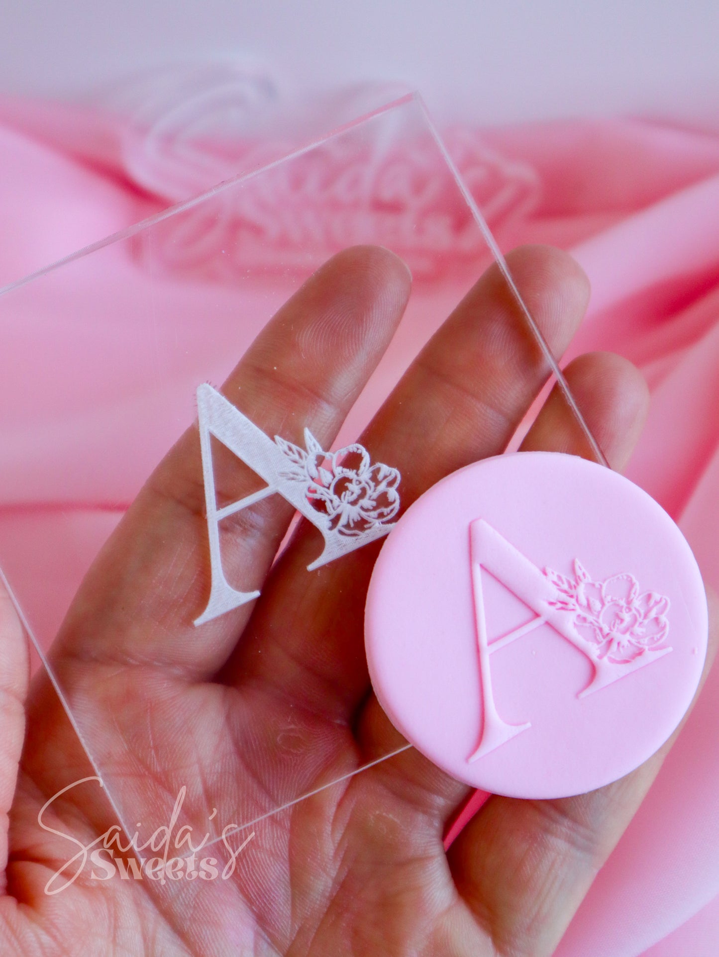 "A" Peony Embosser & Cutter (Debosser)