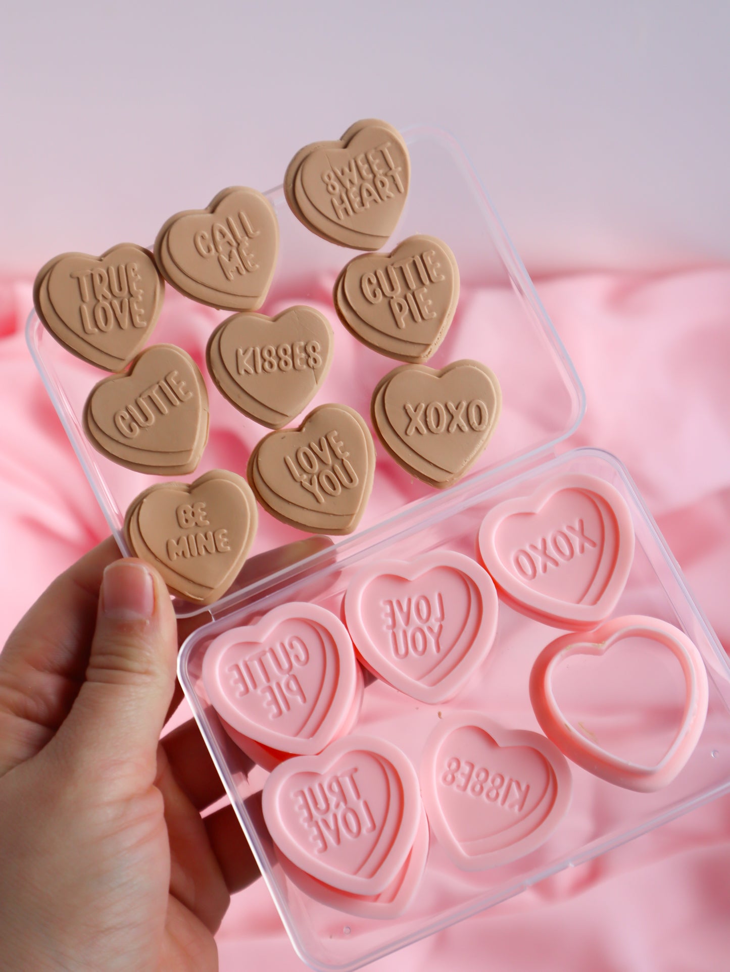3D Conversation Hearts Sets Embosser & Cutters