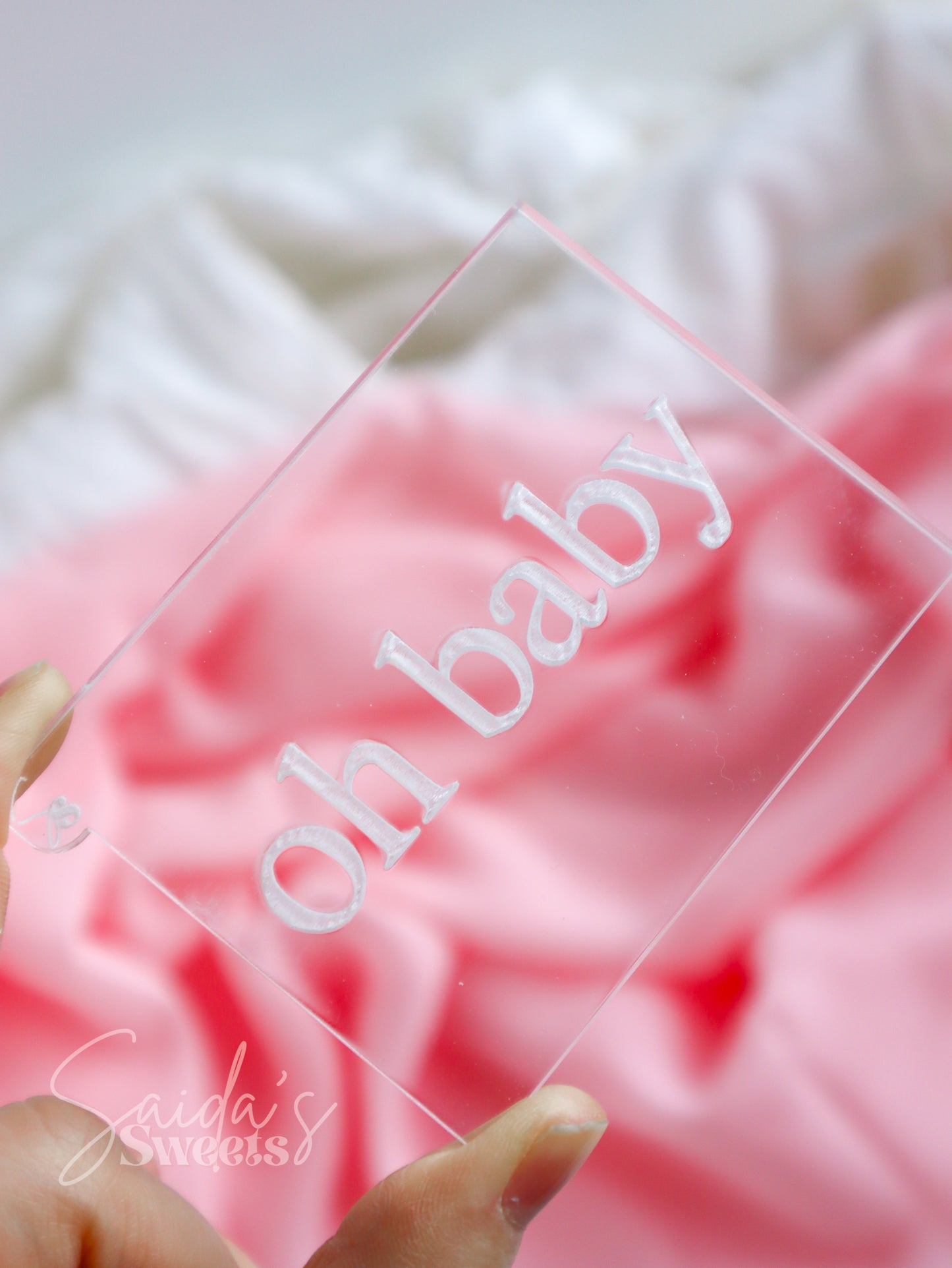 "Oh Baby" Embosser & Cutter (Debosser)