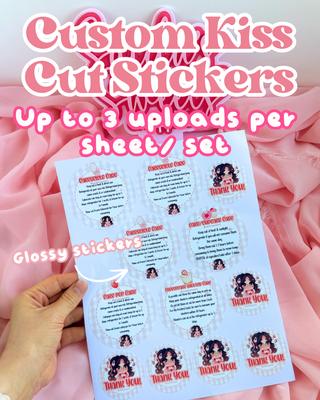 Custom Kiss Cut Stickers