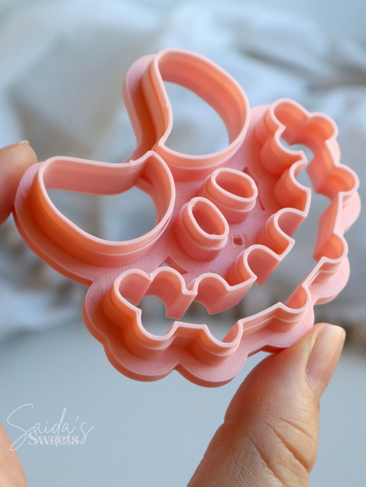 Skeleton Face Fondant Cutter