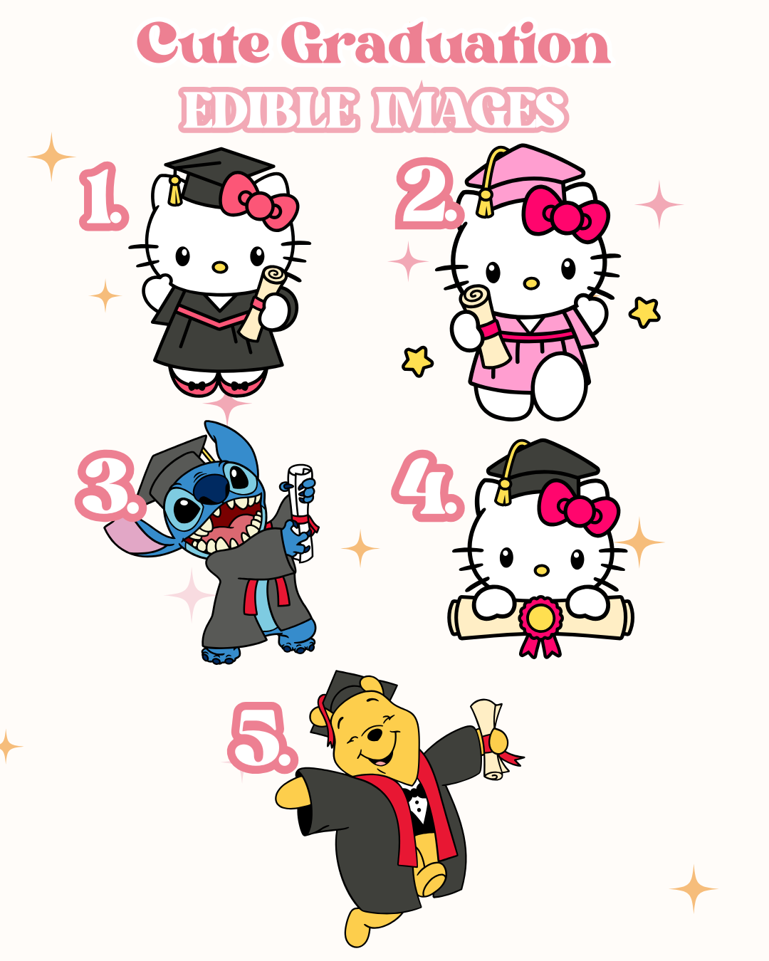 Cute Graduation Edible Images