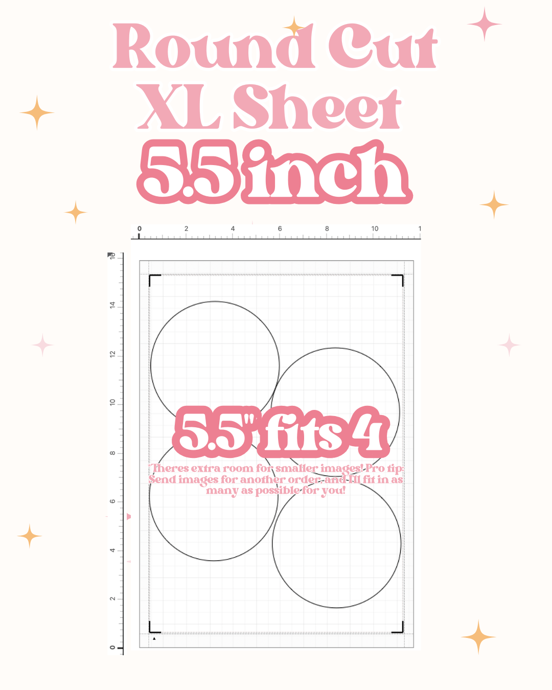 (NO LONGER AVAILABLE) Custom XL SHEET Edible Images