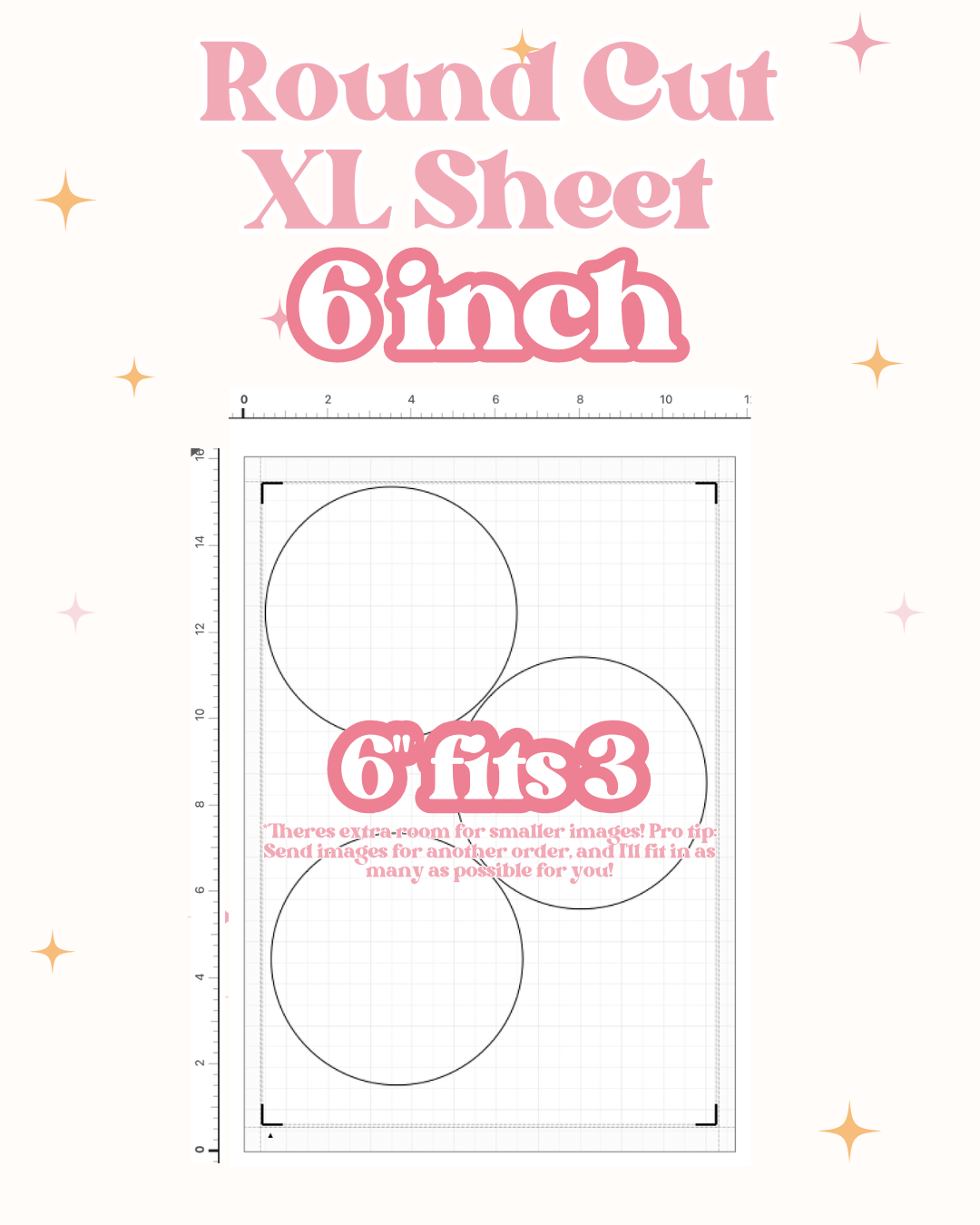 (NO LONGER AVAILABLE) Custom XL SHEET Edible Images