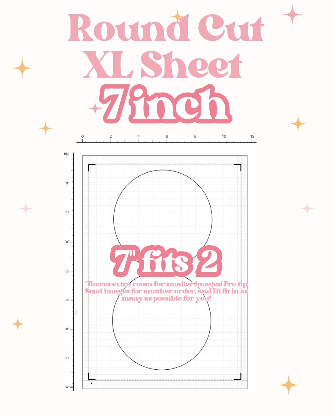 (NO LONGER AVAILABLE) Custom XL SHEET Edible Images
