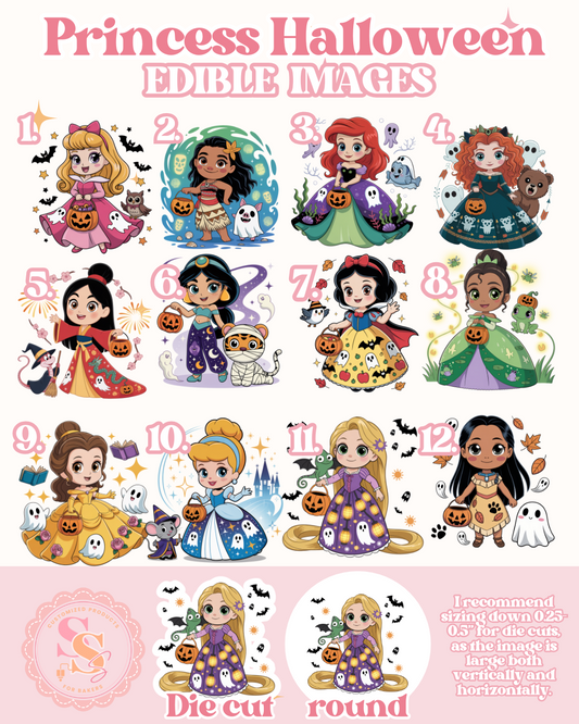 princess Halloween Edible Images