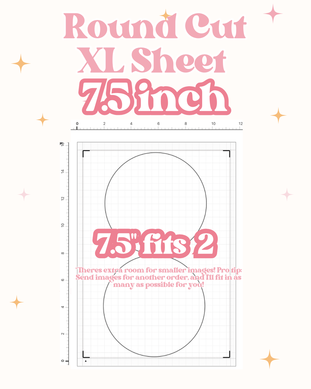 (NO LONGER AVAILABLE) Custom XL SHEET Edible Images