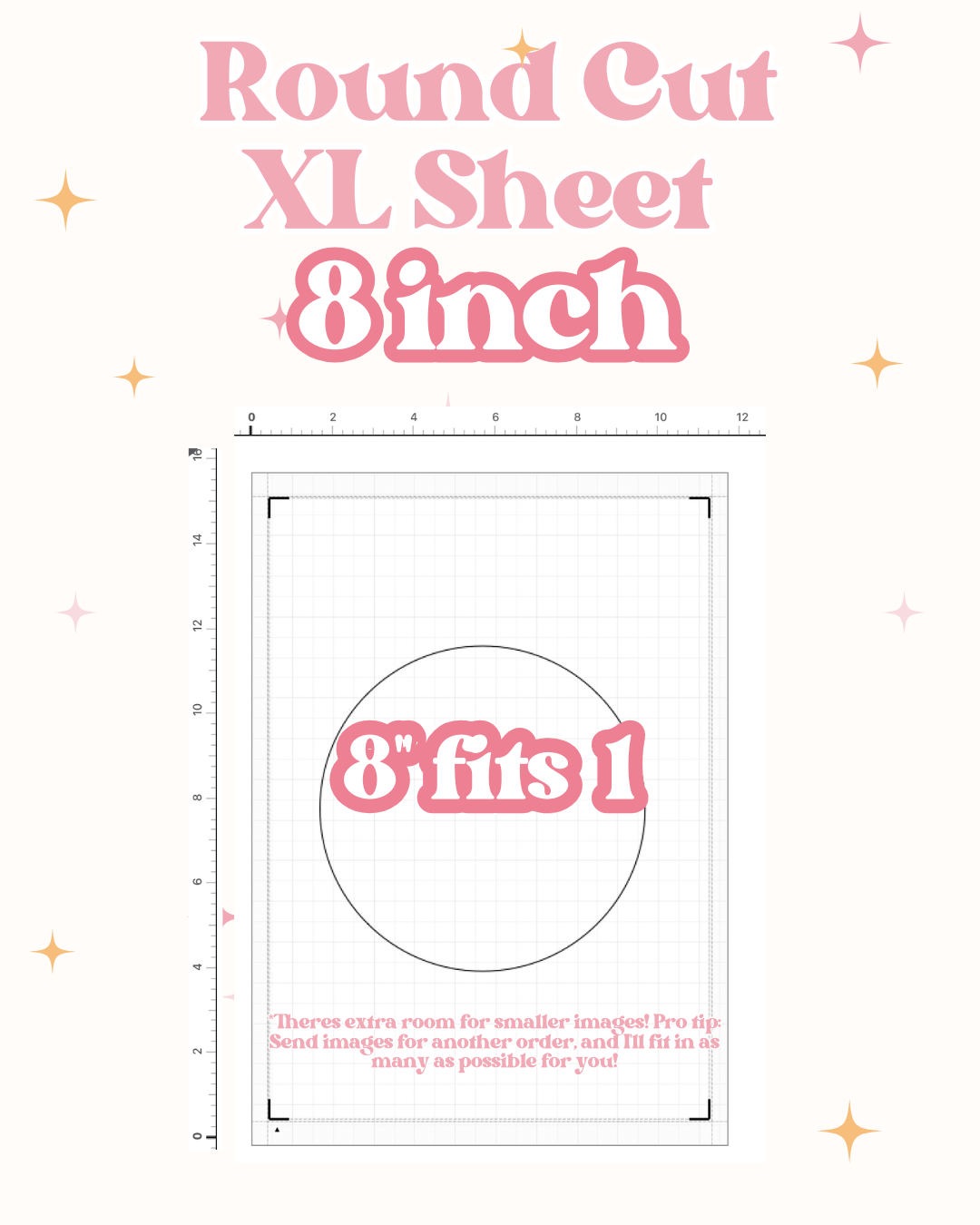 (NO LONGER AVAILABLE) Custom XL SHEET Edible Images