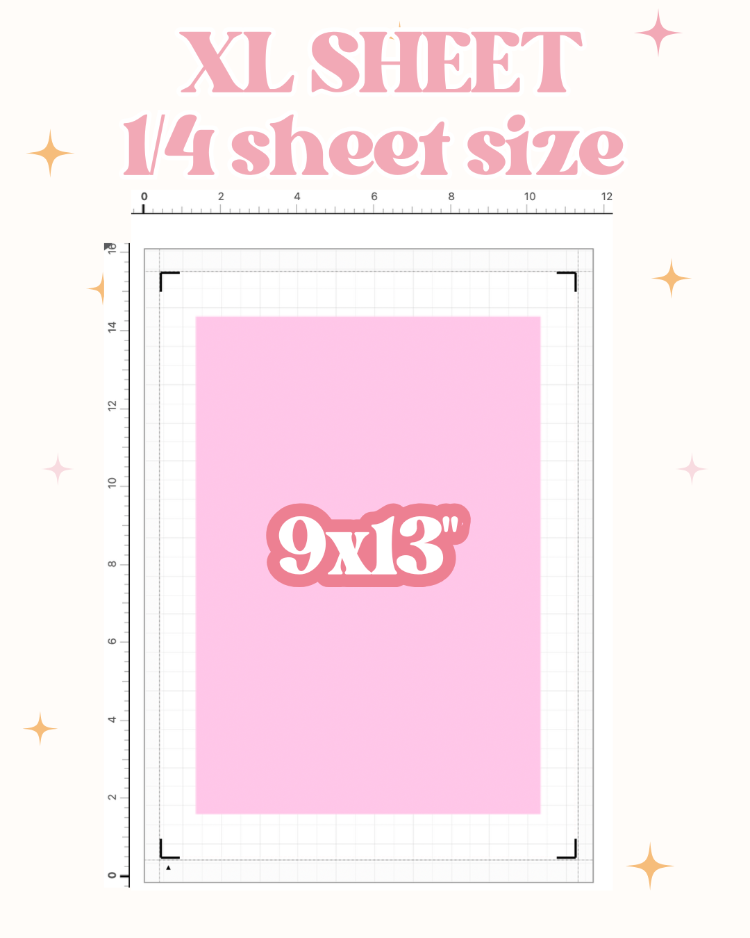 (NO LONGER AVAILABLE) Custom XL SHEET Edible Images