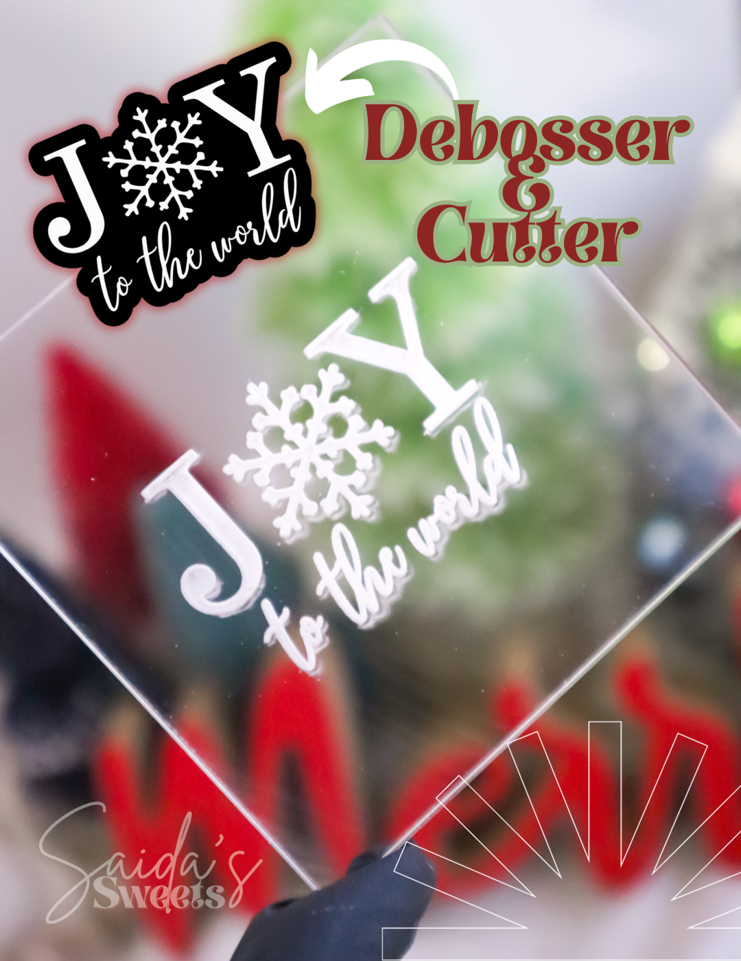 Joy to the world Embosser & Cutter (Debosser & Christmas)