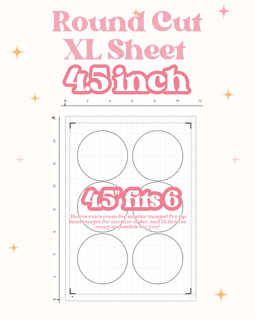 (NO LONGER AVAILABLE) Custom XL SHEET Edible Images