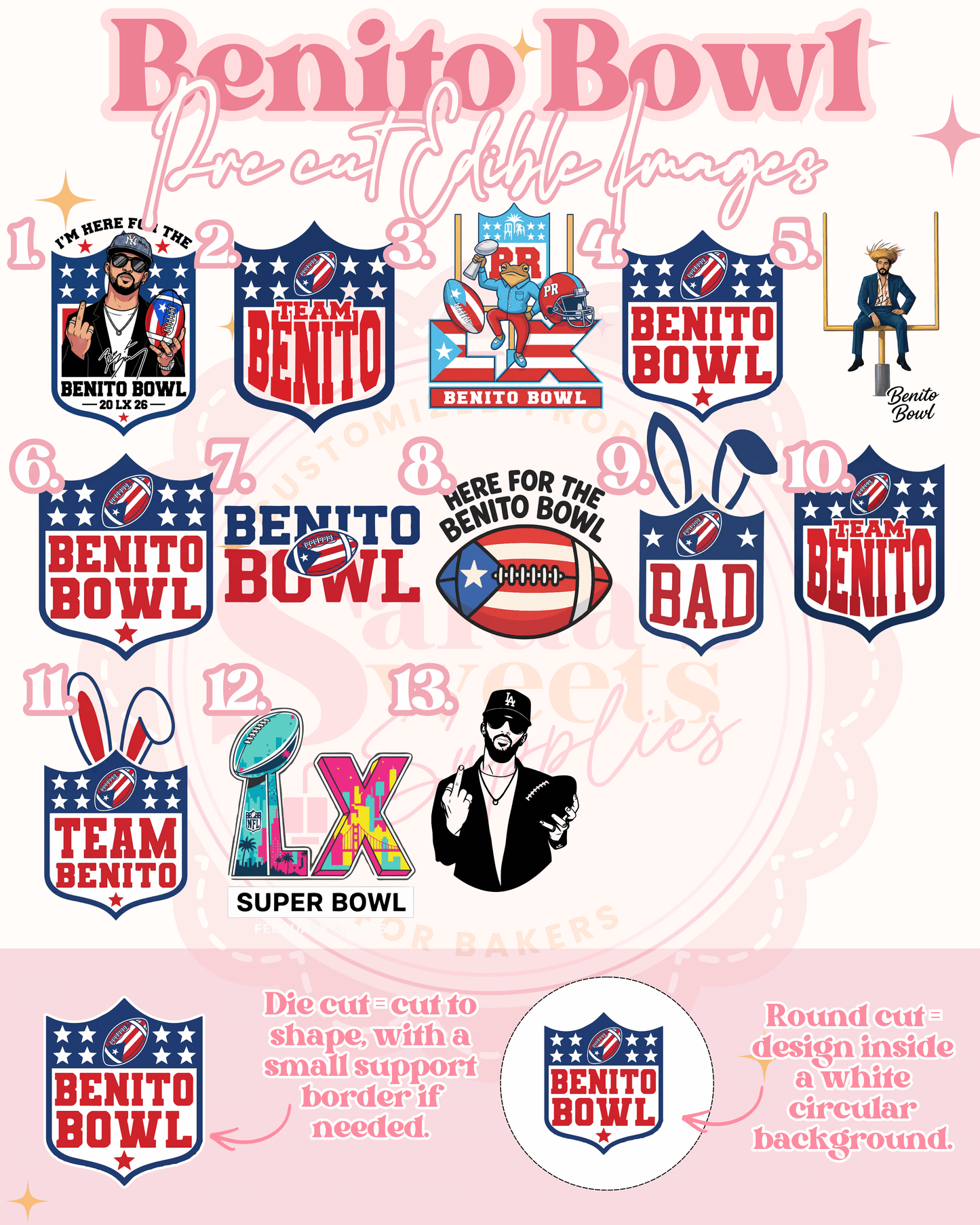 Benito Bowl Edible Images