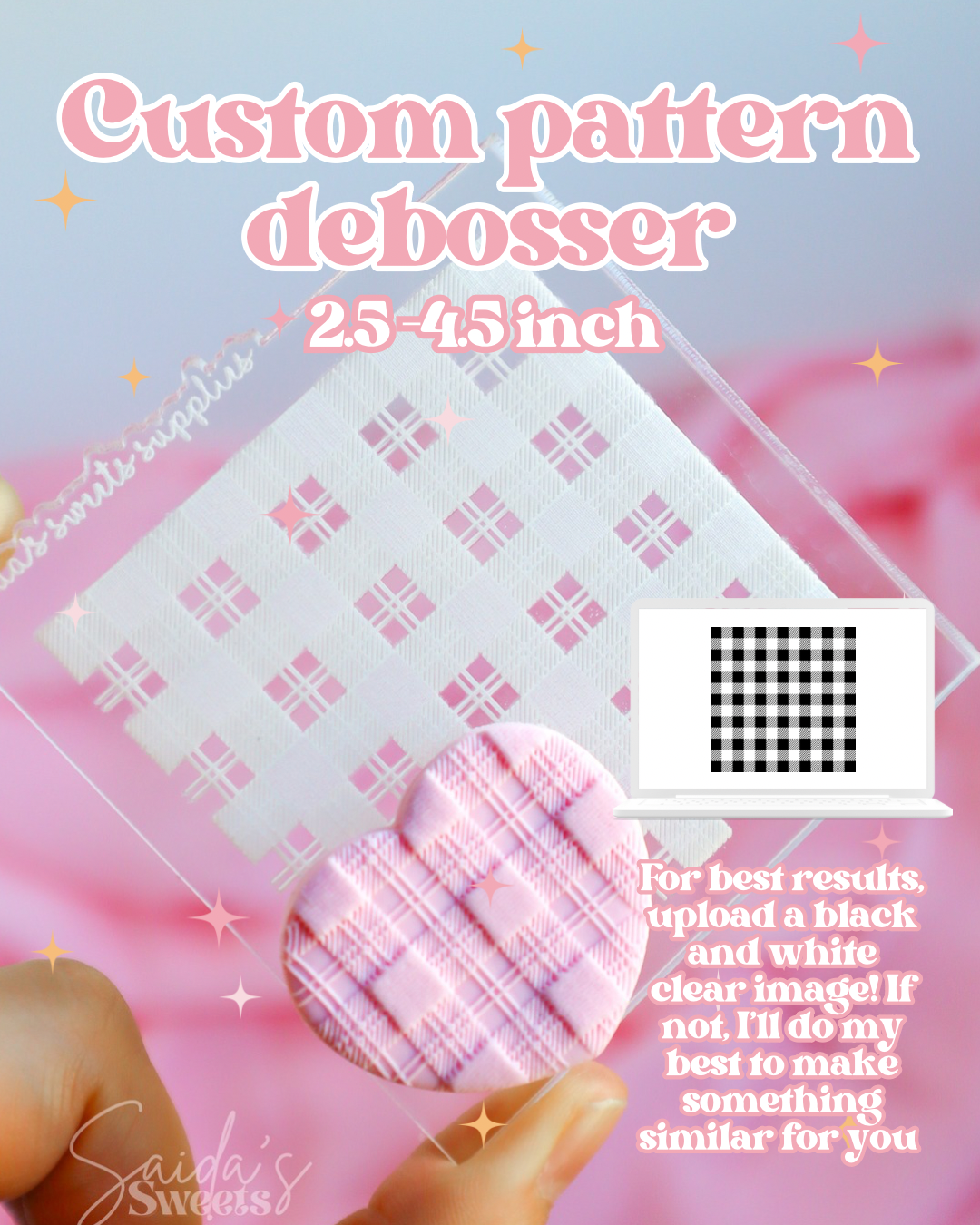 Custom PATTERN Debosser & cutter
