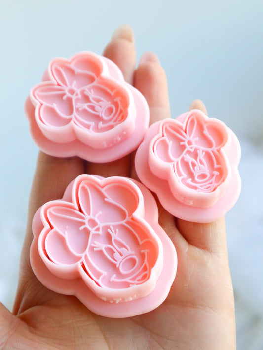 Mouse Girl Fondant Embosser & Cutter