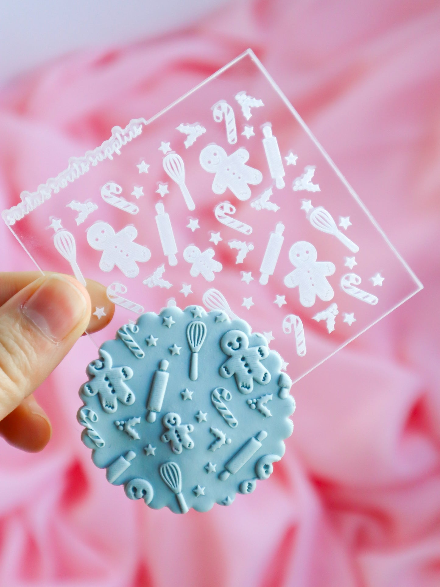 Christmas Baking Pattern Embosser & Cutter (Debosser)