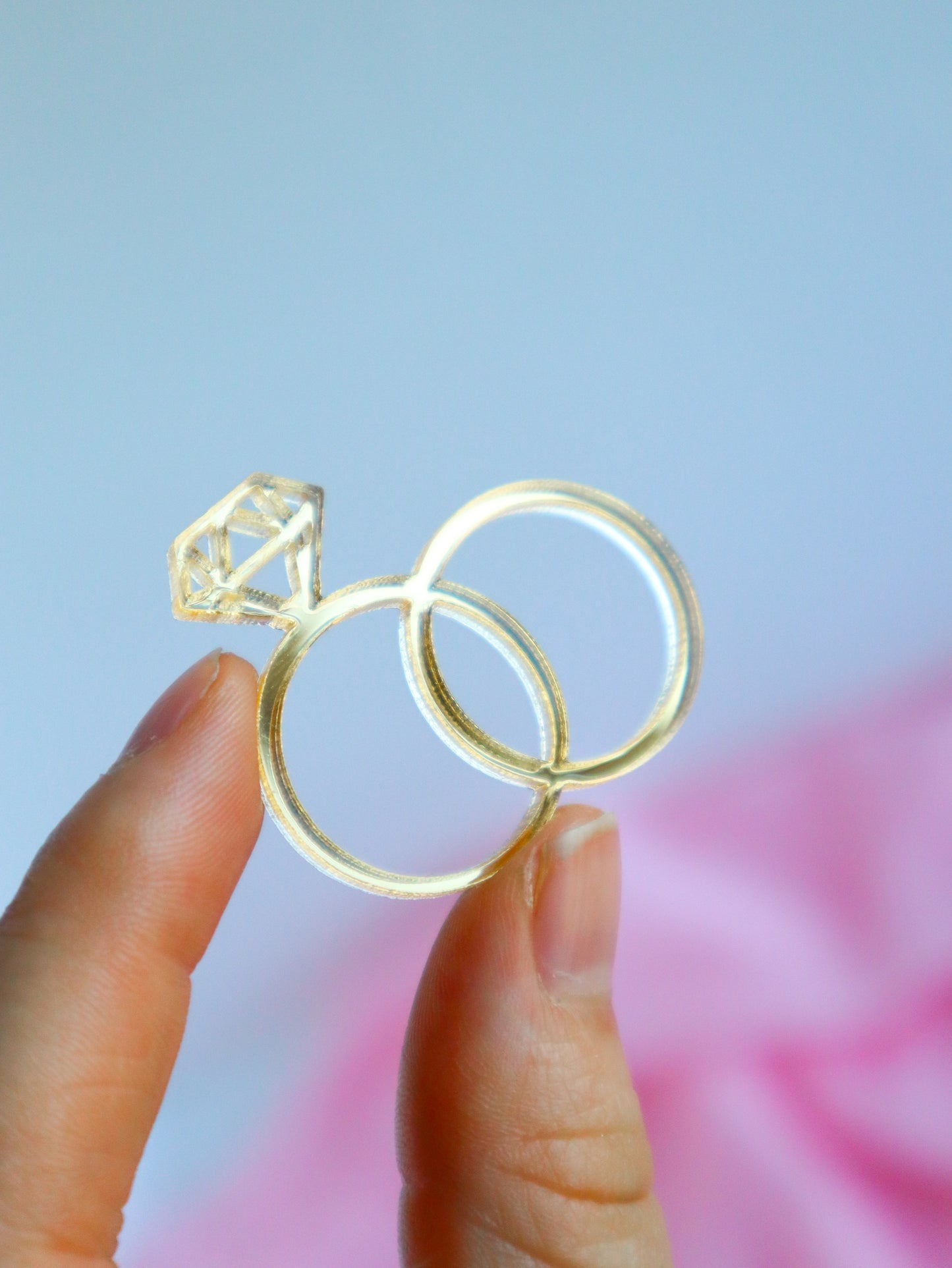 Acrylic 6pc mini rings