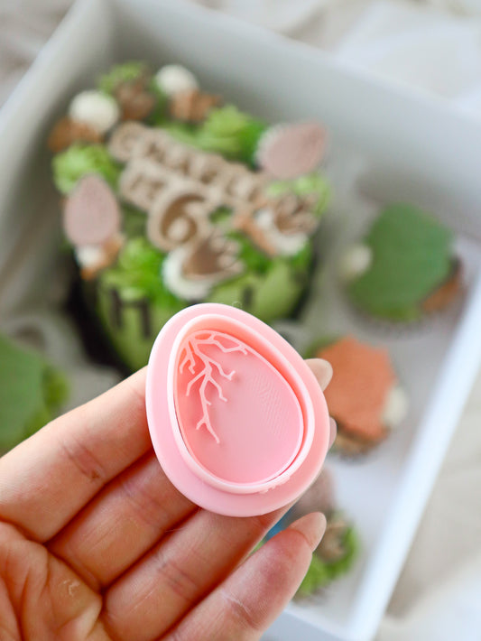 DINO EGG Fondant Embosser & Cutter