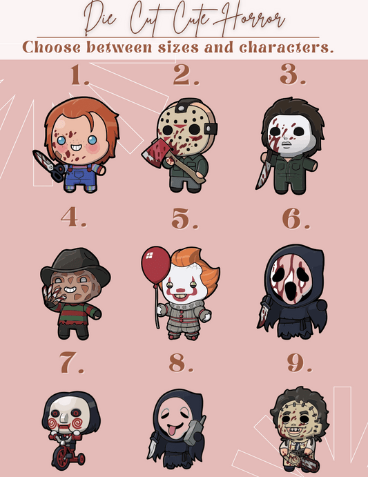 Die Cut edible Images: Cute Horror
