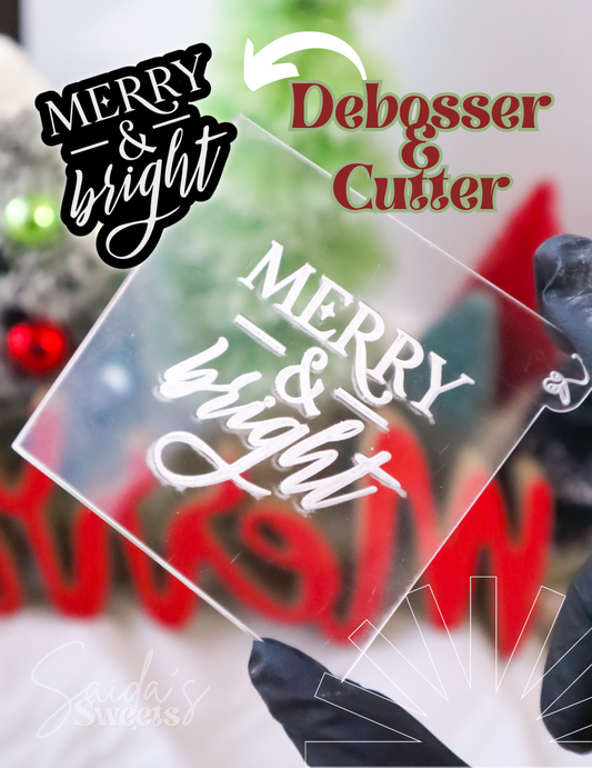 Merry & Bright Embosser & Cutter (Debosser & Christmas)