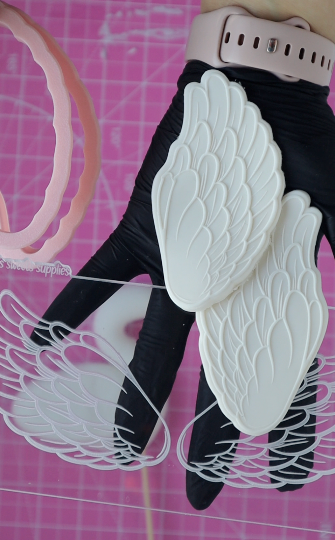 Swan Wings Debosser ( Embosser & Cutter)