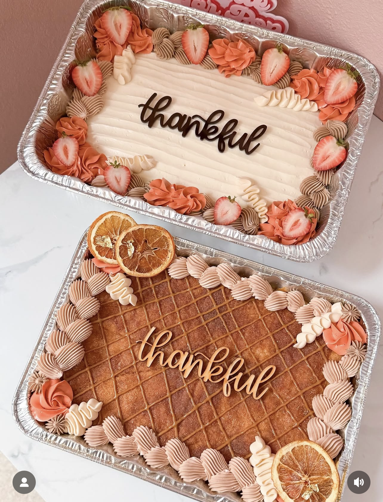 thankful acrylic / wooden charms