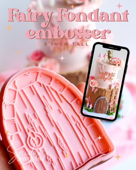 Fairy Door Fondant Embosser & Cutters