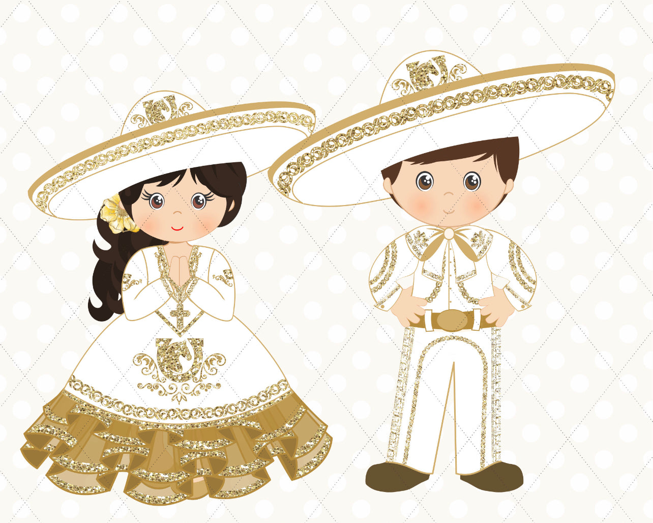 Baby charro or escaramuzas charra: Edible Images