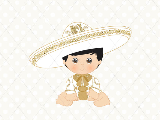 Baby charro or escaramuzas charra: Edible Images