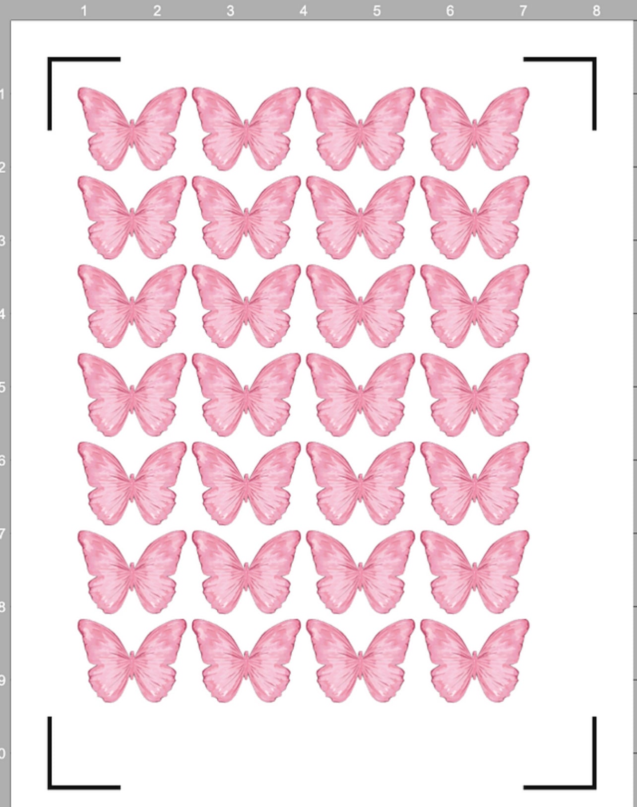 Precut Edible Butterflies