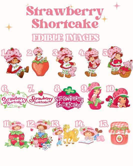 strawberry shortcake Edible Images
