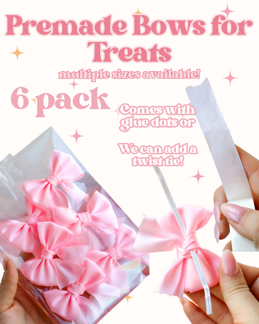 Premade Bows for Treats